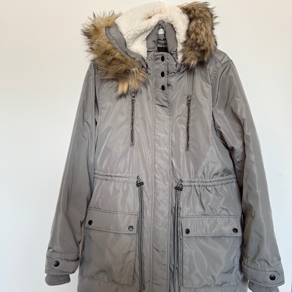 Fashion Nova Gray Winter Coat